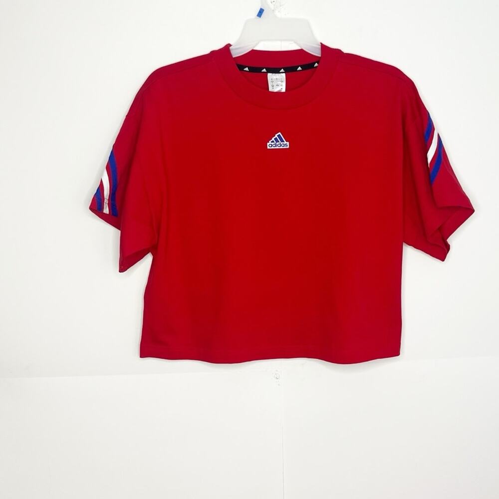 Adidas Womens Future Icon 3 Stripes Tee Size Large